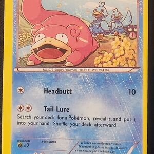 Pokémon Slowpoke 19/122 Breakpoint Regular Basic 70 HP Common - Misprint Error